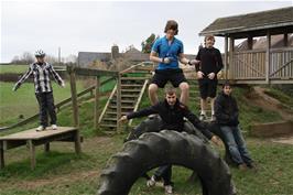 The group at Broadhempston Play Park