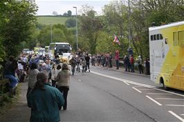 The Olympic Flame Relay at Totnes