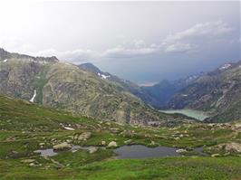 View back down the valley from Grimsel Pass