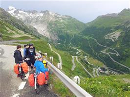 Magnificent views from Grimsel Pass Overlook
