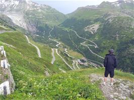 Magnificent views from Grimsel Pass Overlook
