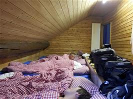 Unusual sleeping arrangements at Hospental YH