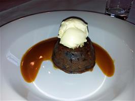 Christmas Pudding served for our Christmas Lunch - new photo for 2024