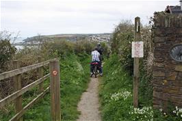 Taking the Coast Path shortcut to Millendreath