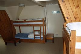 Our attic dormitory at Golant Youth Hostel