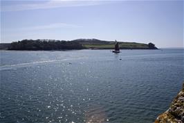 View from St Mawes Pier to Falmouth Bay