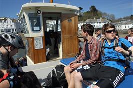 On board the St Mawes Ferry to Falmouth