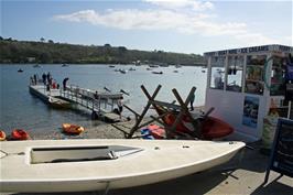 Waiting for the Helford Passage passenger ferry