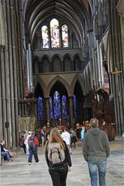 Inside Salisbury Cathedral