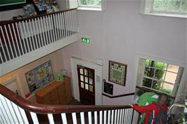 The main hall at Salisbury youth hostel