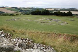 The remains of the original Salisbury cathedral at Old Sarum