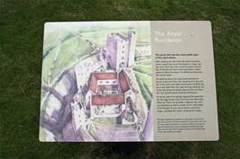 How the Royal Residence looked originally in the Keep at Old Sarum