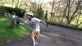 Lawrence's bottle juggling nearly went wrong at Minehead Youth Hostel