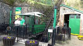 The Lynton and Lynmouth Cliff Railway station at Lynmouth, 0.1 miles from the hotel