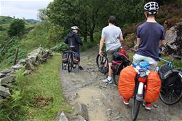 Dillan, Lawrence and Will on the Cumbria Way