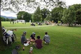 Lunch in Keswick Park and cricket ground