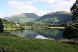 View of Grasmere from the start of the new shoreside cycle path at Dale End