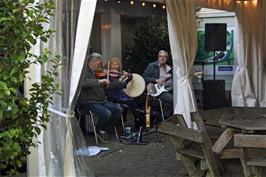 The live Irish band playing at the Cider Press Centre today