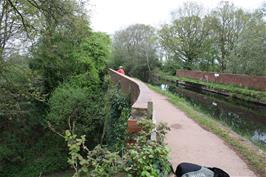 The Halberton Aqueduct, built to take the canal over the Tiverton branch line