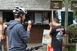 Ice creams at Widecombe
