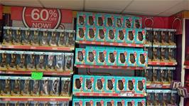 Amazing reductions on Easter Eggs in the Thorntons outlet at Clarks Village - Michael decided to return next weekend to bag some bargains!