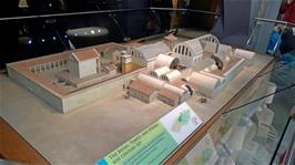 A model of how the Baths looked in the fourth century AD