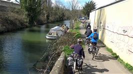 Following the cycle path at Locksbrook that will lead us to the Bristol & Bath Railway Path