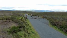 Finally, the top of Askrigg Common, leading us from Wensleydale to Swaledale, 10.9 miles into the ride