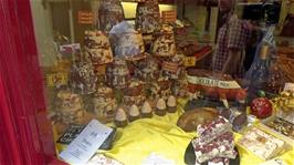 A mouth-watering display in Justin's Original Fudge and Toffee Shop in Henrietta Street, Whitby