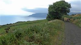 Approaching Robin Hood's Bay on the Cinder Trail, 7.2 miles into the ride