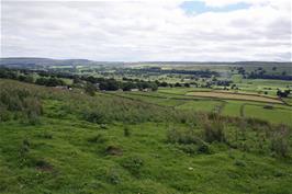 View towards Aysgarth in Wensleydale, from Askrigg Common
