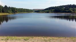 Cod Beck Reservoir, near Osmotherley, 0.8 miles into the ride