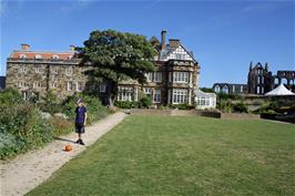 Dillan in the grounds of Whitby Youth Hostel