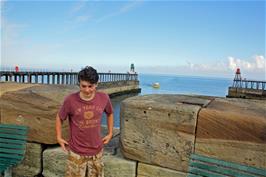 Lawrence on the West Pier, Whitby
