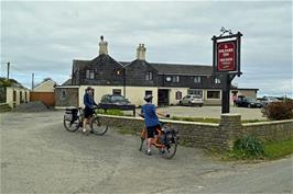 Would Ross Poldark have stayed here?  The Poldark Inn, Delabole, 3.3 miles into the ride