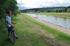 George and the River Exe near St Davids Station