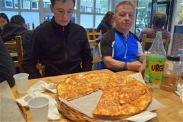 Tasty pizza in the Sogndal Pizza Bakery