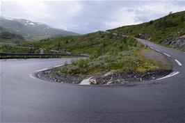 The first hairpin bend after the Turtagrø Hotel, 950m