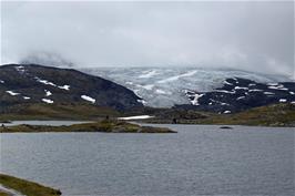 The Smørstad glacier, Jotunheim mountains, visible from the Sognefjellshytta hotel