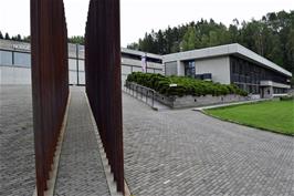 The Norwegian Olympic Museum, Lillehammer, which had just closed when we arrived