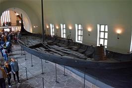 The Oseberg Viking ship, built around 820 AD