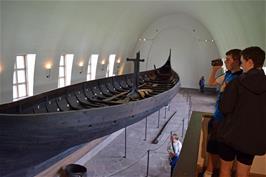 The Gokstad ship, built in 890 AD
