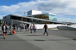 The award-winning Oslo Opera House, completed in 2007