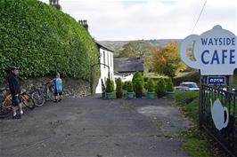 Leaving the Wayside Café, Widecombe