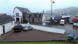 View from Bank House guest house, Mallaig, to the ferry terminal