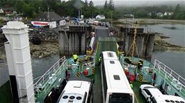 The ferry docks at Armadale, Isle of Skye