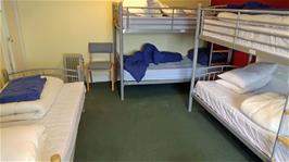 Our 5-bed dormitory at Achmelvich hostel