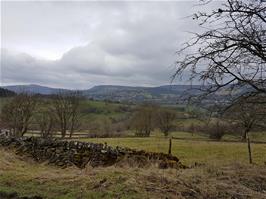 View to Hathersage, from near Hazelford