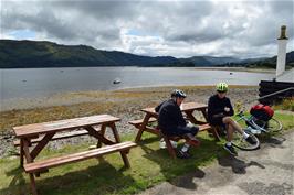 View across Loch Carron, from the Waterside Café at Lochcarron