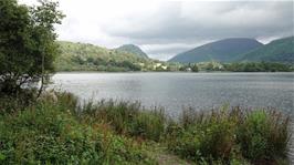 Grasmere lake as viewed from the cycle path